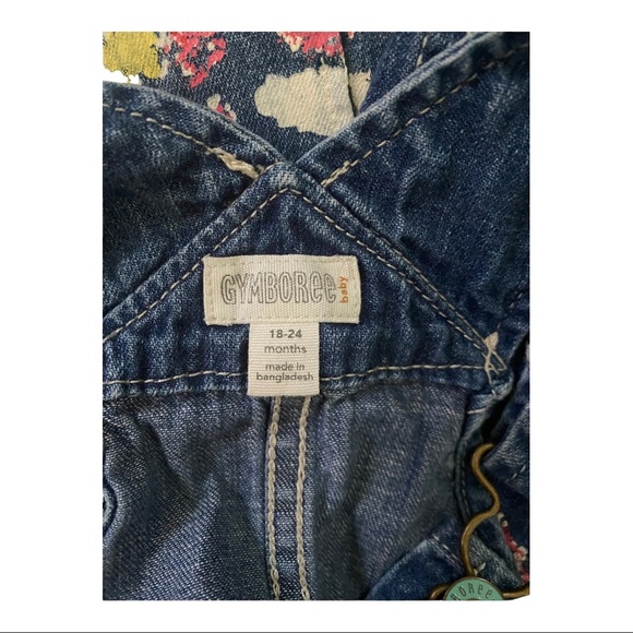 Gymboree Baby Denim Overall Dress Paint Splatter
Size 18-24 Months - Picture 8 of 10